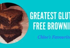 A cover of a downloadable brownie recipe